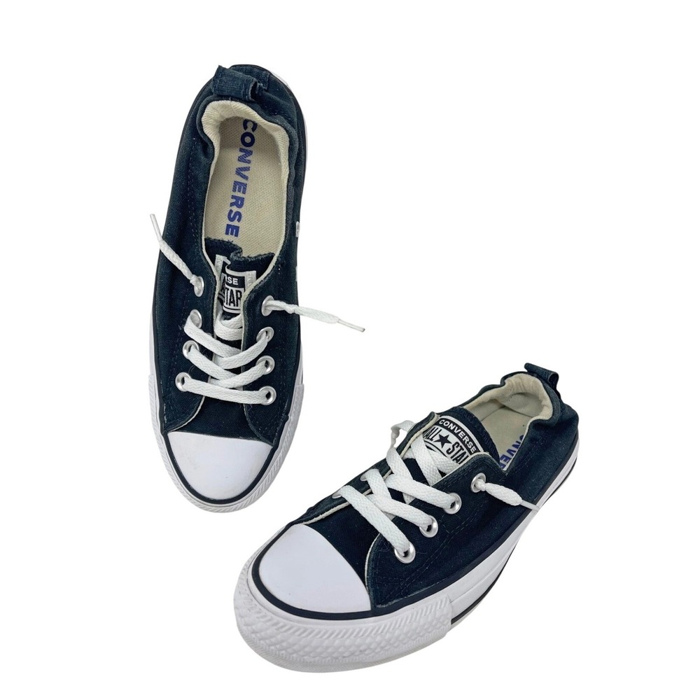 Converse Chuck Taylor All Star Shoreline Black Slip On Sneakers 537081F Womens 5